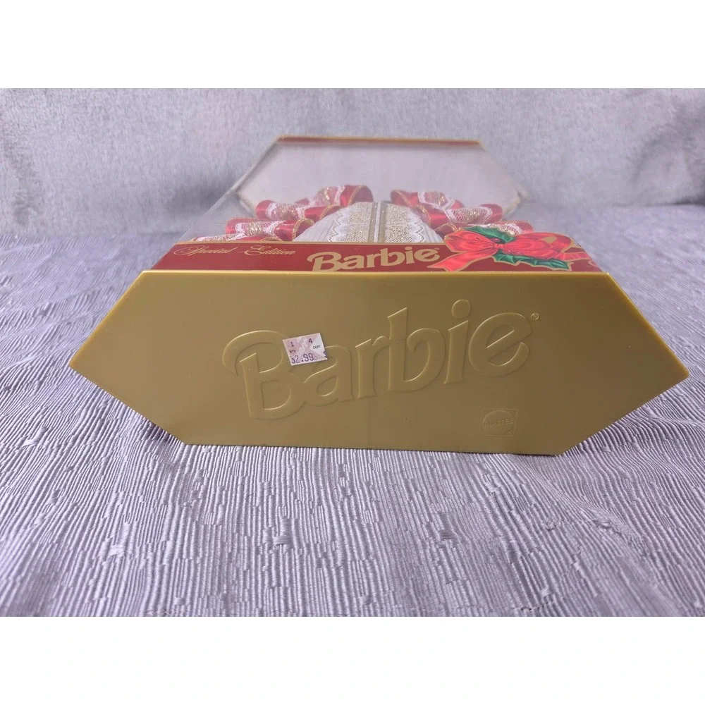 1997 Special Edition Happy Holidays Barbie 10th Anniversary Brunette Mattel